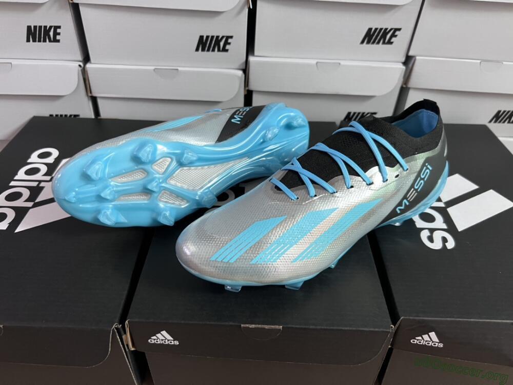 Adidas X Speedportal .1 2022 World Cup Boots FG Football Boots - Silver/Blue/Black