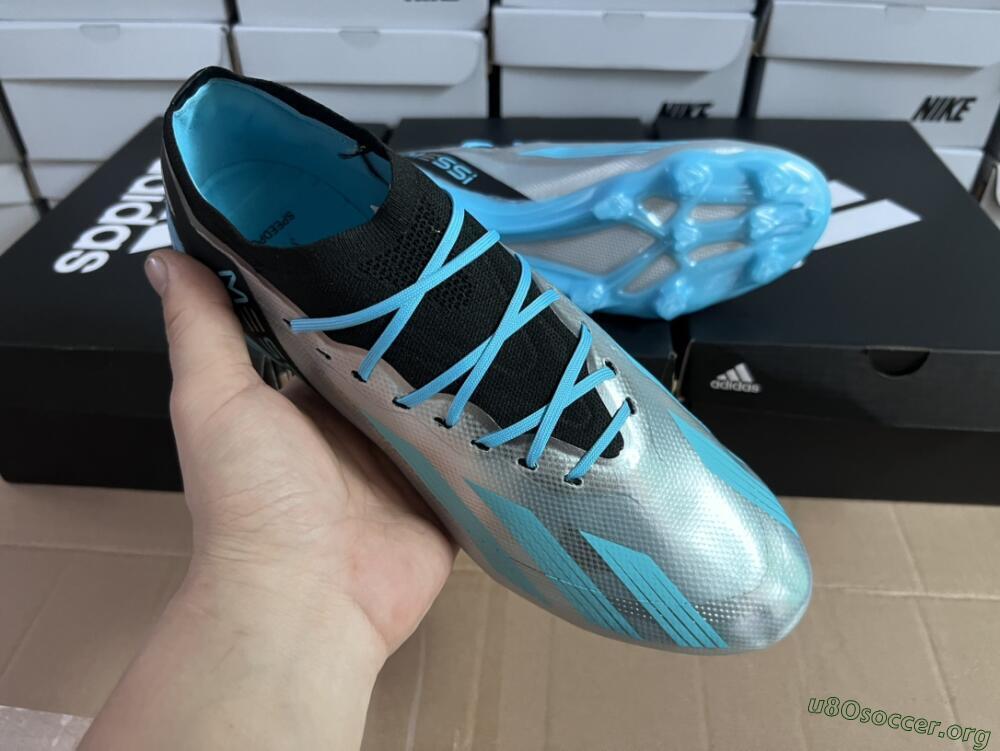 Adidas X Speedportal .1 2022 World Cup Boots FG Football Boots - Silver/Blue/Black
