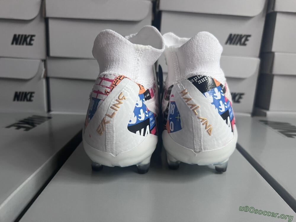 Harry Kane x Nike Phantom GX DF Elite FG Football Boots - White/Gold/Blue