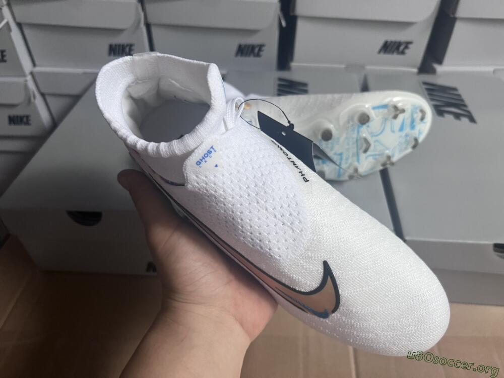 Harry Kane x Nike Phantom GX DF Elite FG Football Boots - White/Gold/Blue