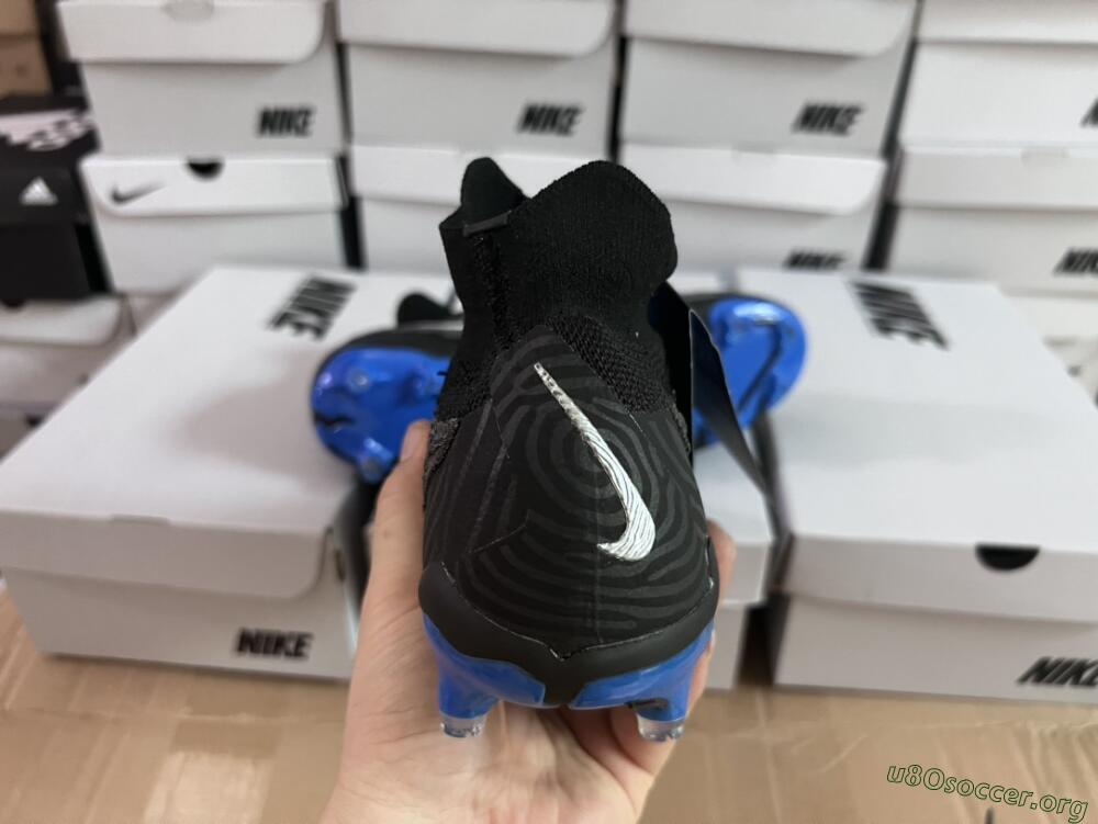 Nike Phantom GX Elite DF Link FG Football Boots - Grey/Black/Blue