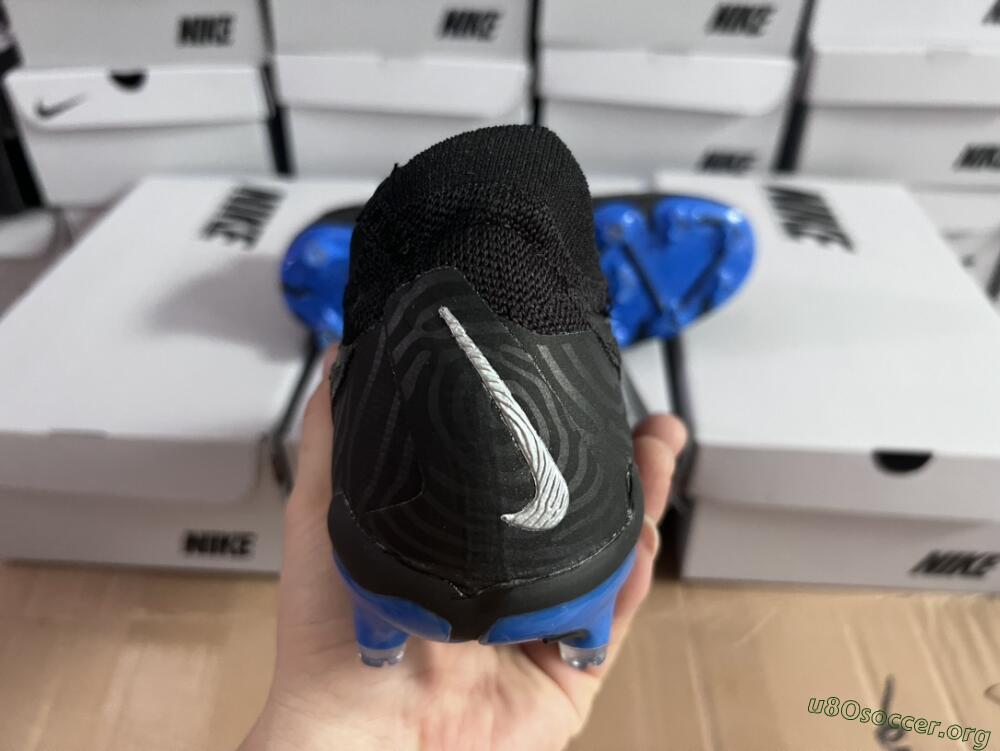 Nike Phantom GX Elite FG Football Boots - Black/Grey/Blue