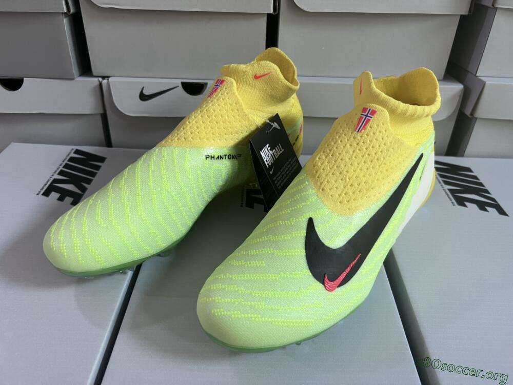 Nike Phantom GX Elite DF FG Football Boots - Yellow/Green/Black/Red
