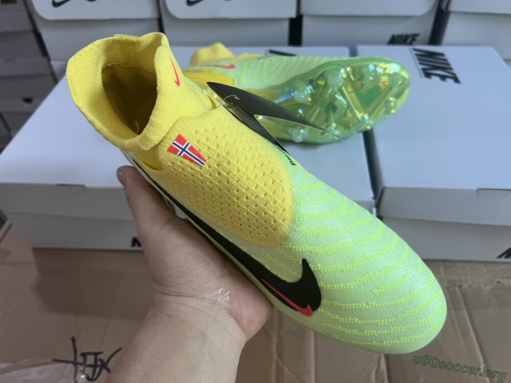 Nike Phantom GX Elite DF FG Football Boots - Yellow/Green/Black/Red