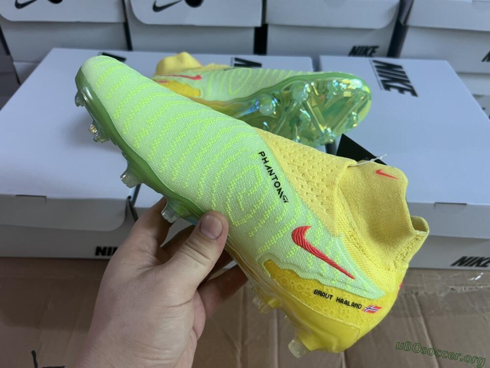 Nike Phantom GX Elite DF FG Football Boots - Yellow/Green/Black/Red