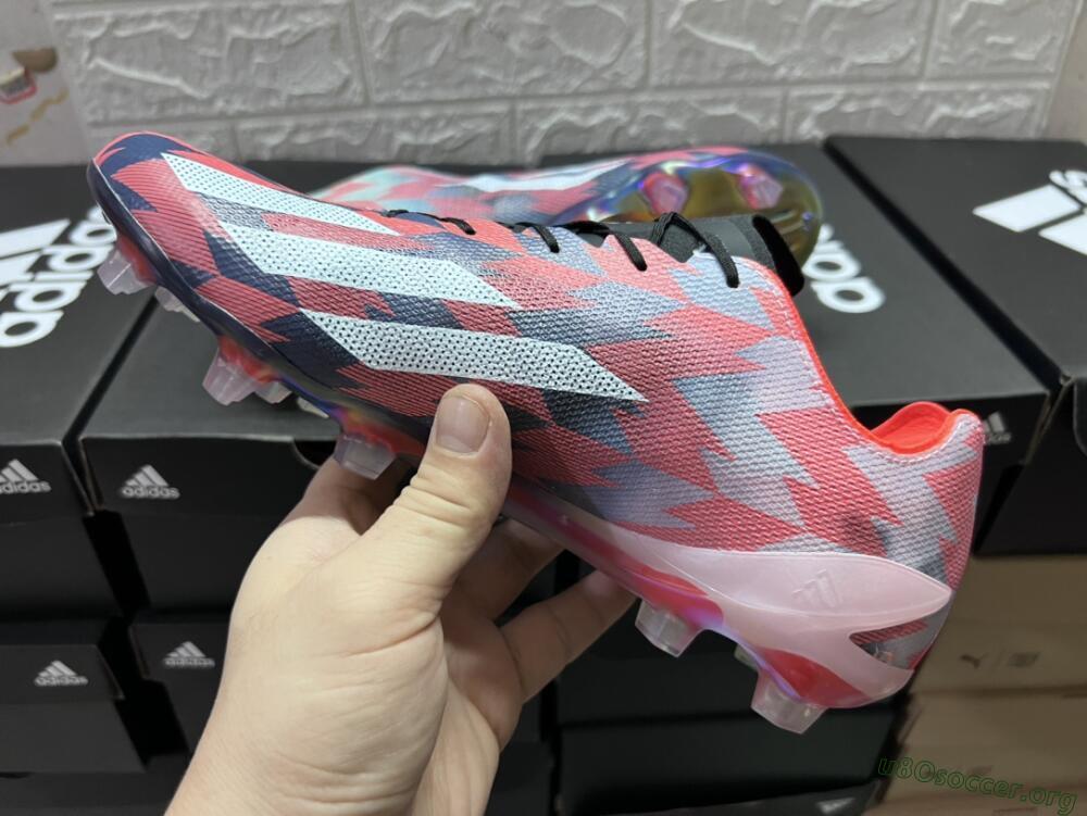 Adidas X Crazyfast Limited Edition FG Football Boots - White/Yellow/Orange/Black