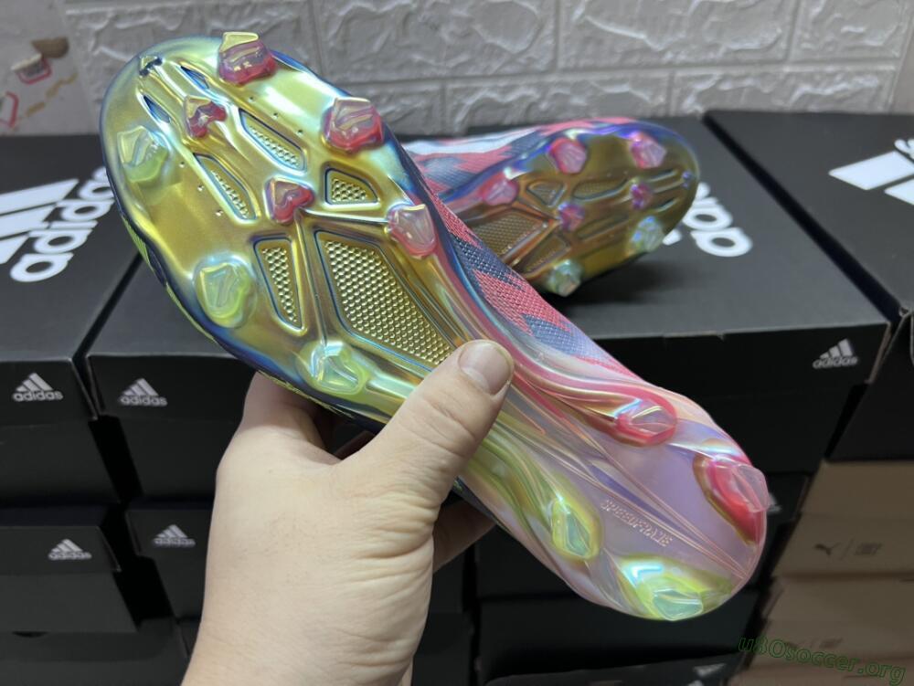 Adidas X Crazyfast Limited Edition FG Football Boots - White/Yellow/Orange/Black