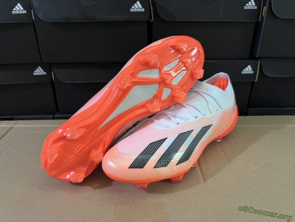 Adidas X Crazyfast.1 FG Football Boots - White/Red/Black