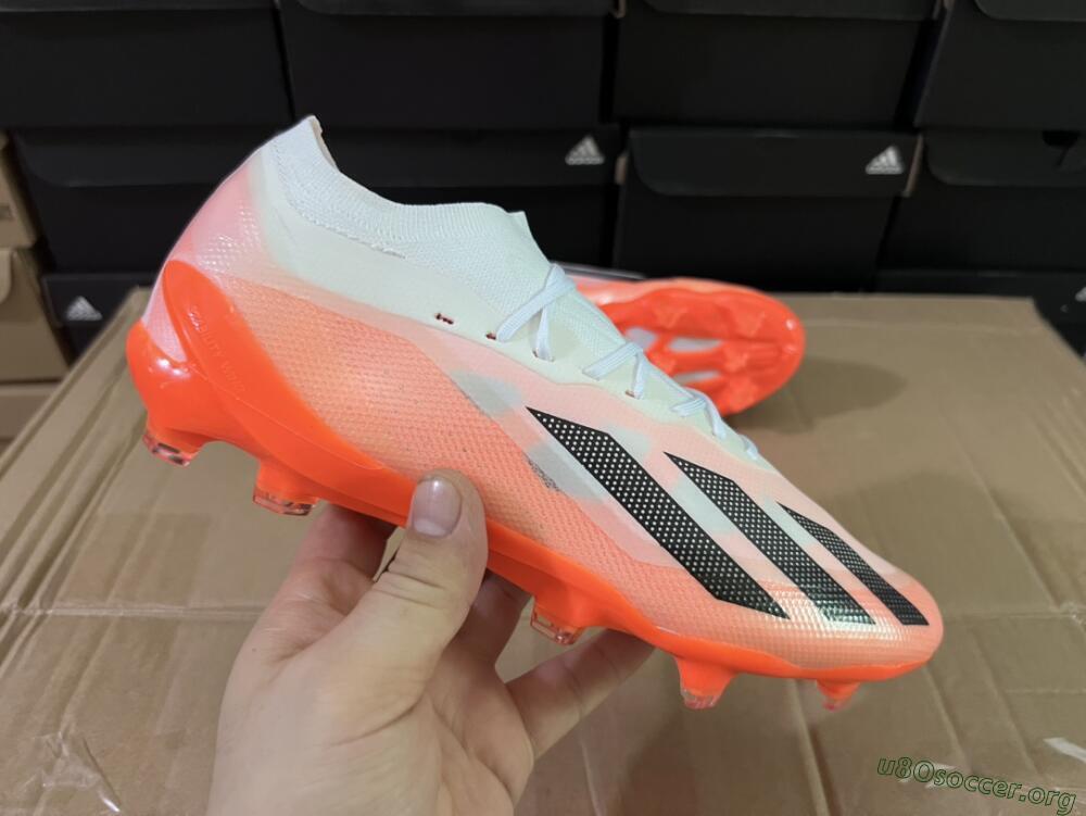 Adidas X Crazyfast.1 FG Football Boots - White/Red/Black