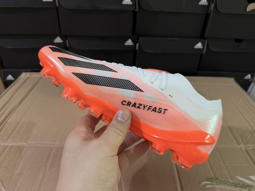 Adidas X Crazyfast.1 FG Football Boots - White/Red/Black