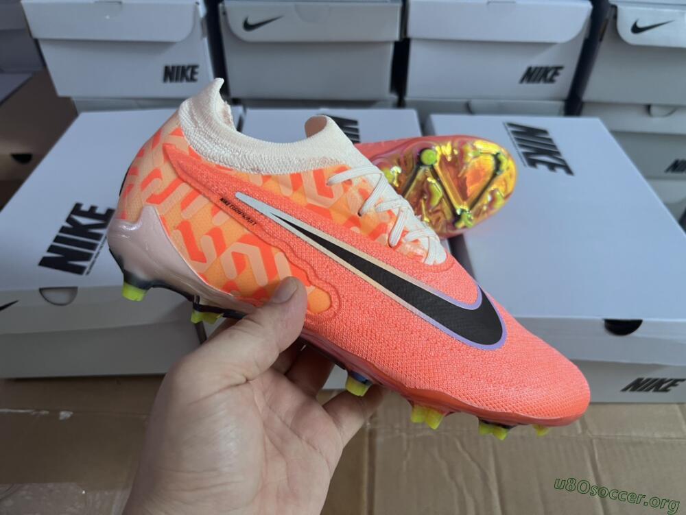 Nike Phantom GX Elite FG Football Boots - Orange/Black/Sliver