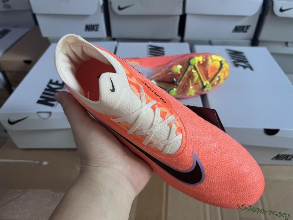 Nike Phantom GX Elite FG Football Boots - Orange/Black/Sliver