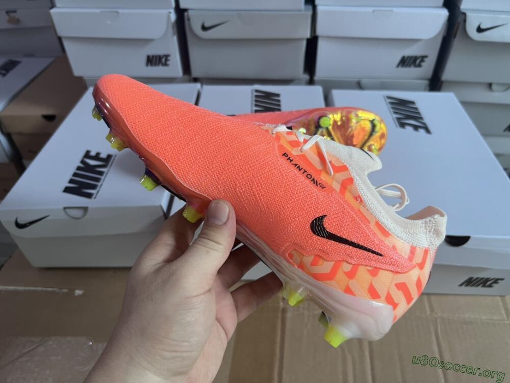 Nike Phantom GX Elite FG Football Boots - Orange/Black/Sliver