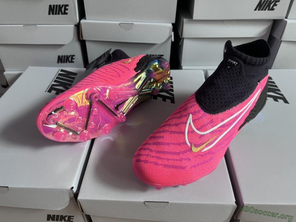 Nike Phantom GX Elite DF AG Football Boots - Pink/White/Black