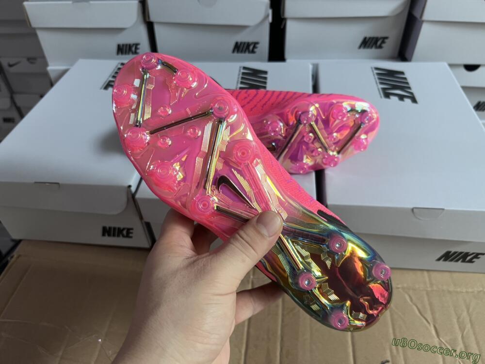 Nike Phantom GX Elite DF AG Football Boots - Pink/White/Black