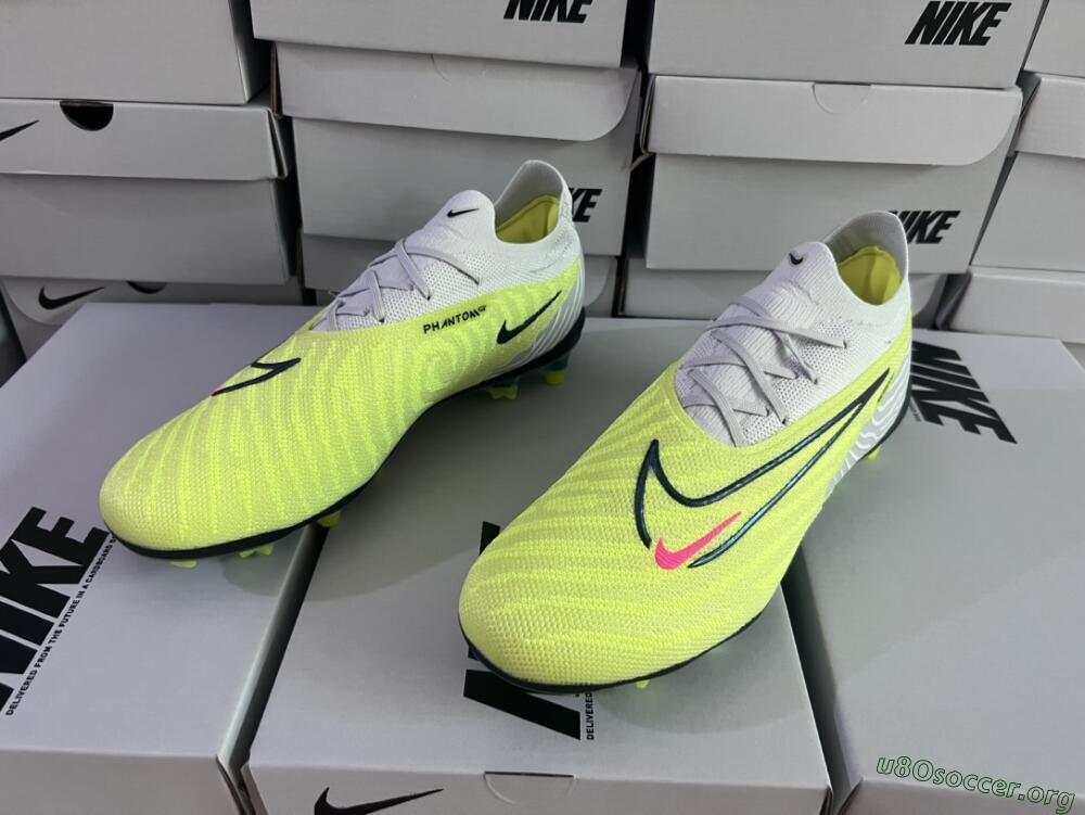 Nike Phantom GX Elite FG Football Boots - Green/White/Blue