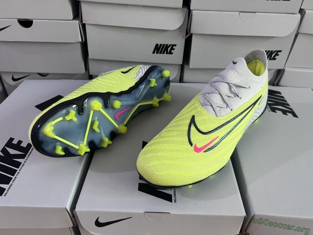 Nike Phantom GX Elite FG Football Boots - Green/White/Blue