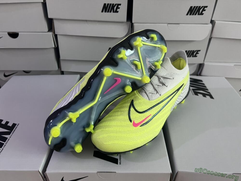 Nike Phantom GX Elite FG Football Boots - Green/White/Blue