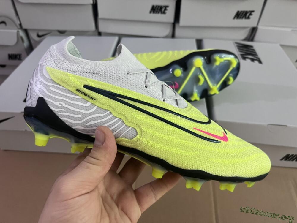 Nike Phantom GX Elite FG Football Boots - Green/White/Blue