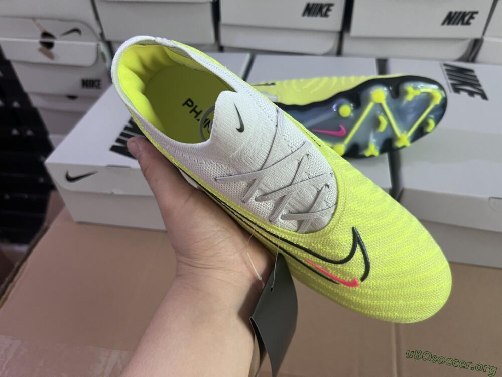 Nike Phantom GX Elite FG Football Boots - Green/White/Blue