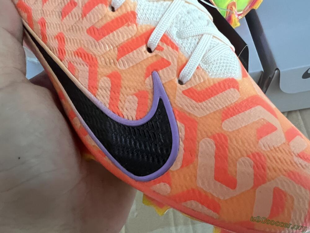 Nike Air Zoom Mercurial Vapor 15 Elite FG Football Boots - White/Orange/Black