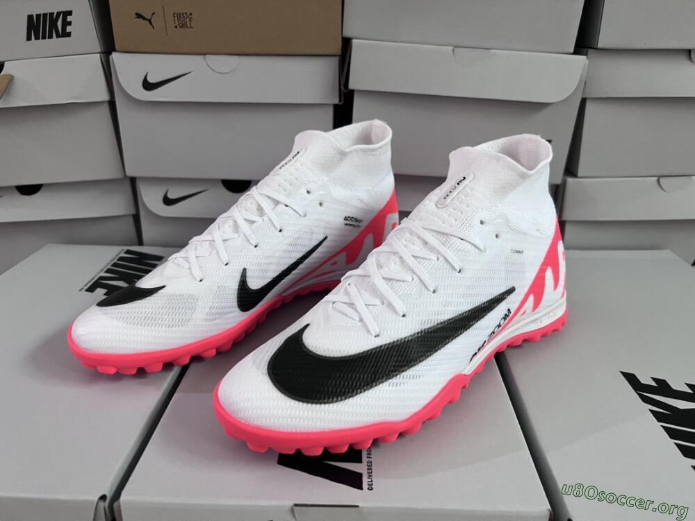 Nike Mercurial Superfly 9 Elite TF Football Shoes - White/Black/Red
