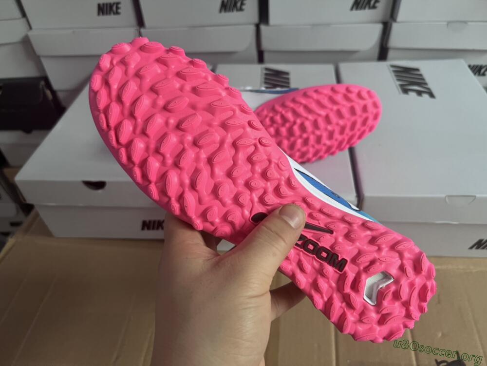 Nike Mercurial Superfly 9 Elite TF Football Shoes - White/Pink