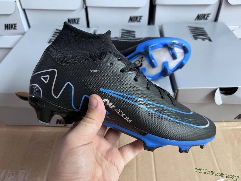 Nike Air Zoom Superfly 9 Elite SE FG Football Boots - Black/Blue/White