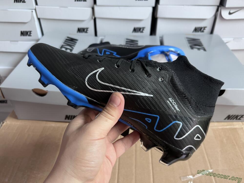 Nike Air Zoom Superfly 9 Elite SE FG Football Boots - Black/Blue/White