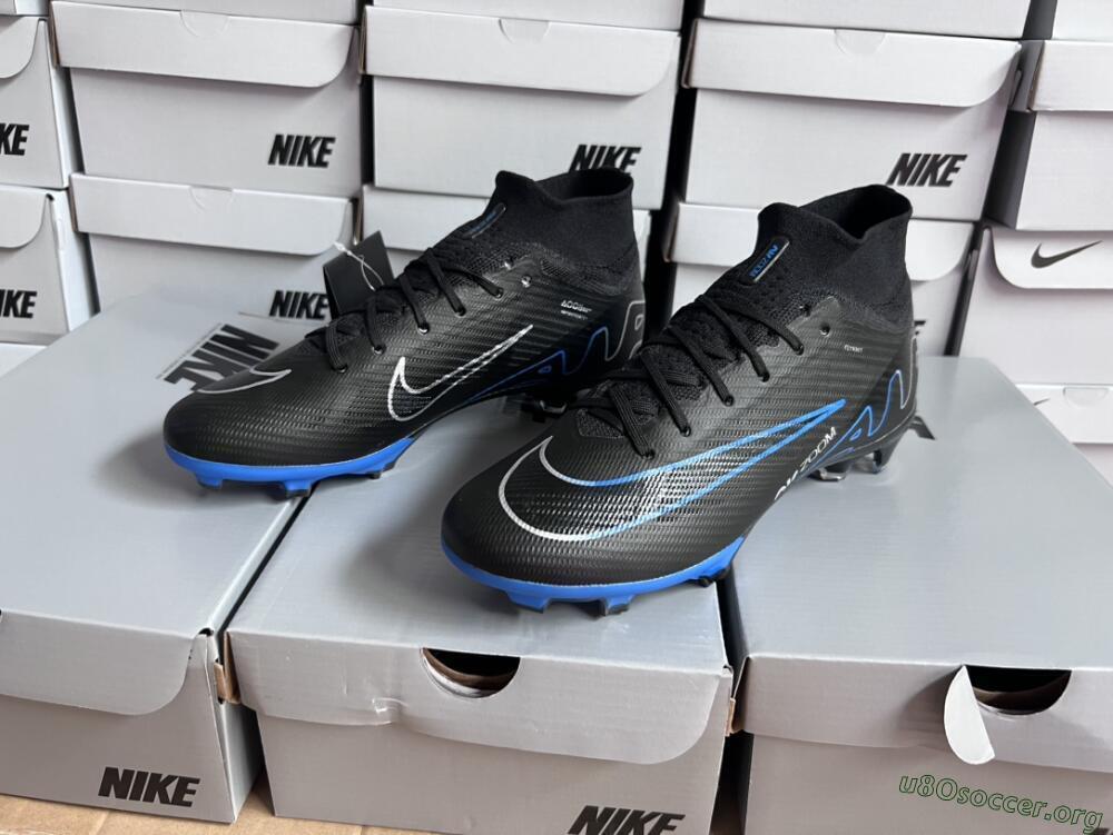 Nike Air Zoom Superfly 9 Elite SE FG Football Boots - Black/Blue/White