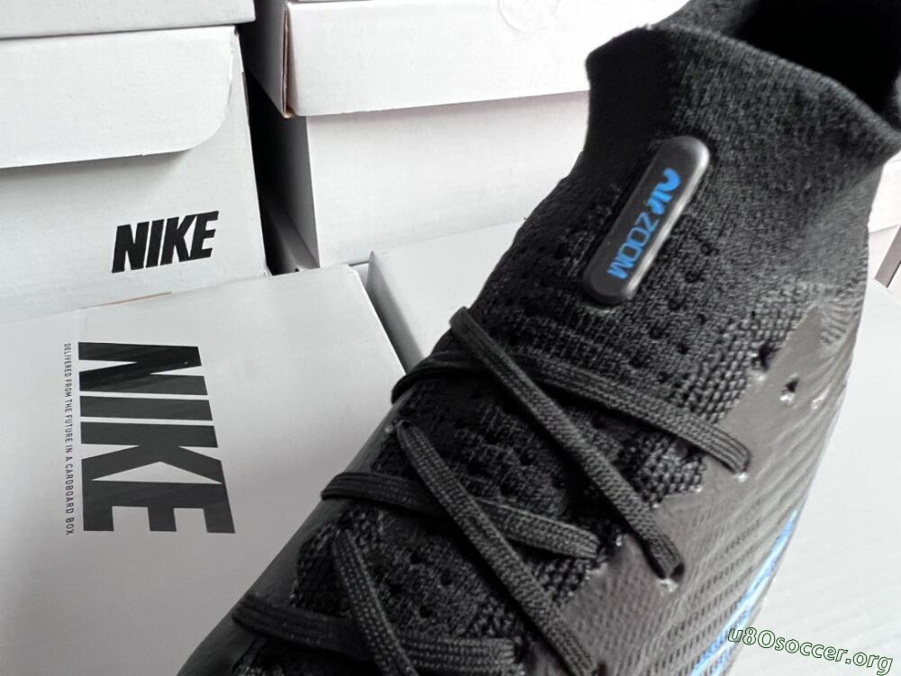Nike Air Zoom Superfly 9 Elite SE FG Football Boots - Black/Blue/White