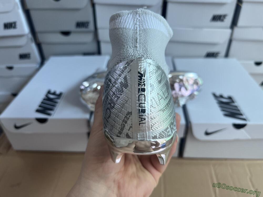 Nike Air Zoom Mercurial Superfly 9 Elite FG Football Boots - Silver/Gold
