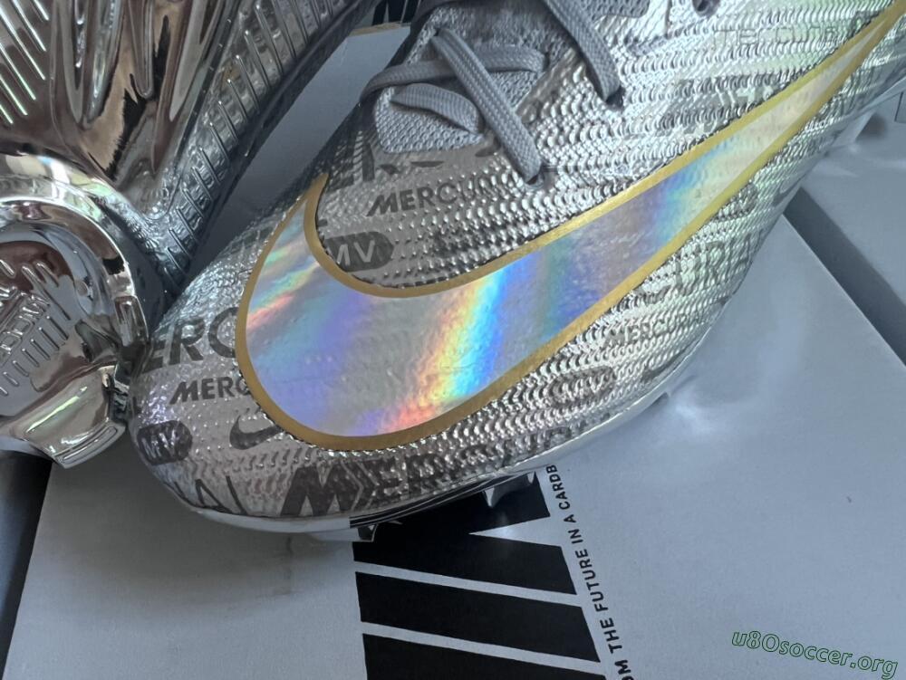 Nike Air Zoom Mercurial Superfly 9 Elite FG Football Boots - Silver/Gold