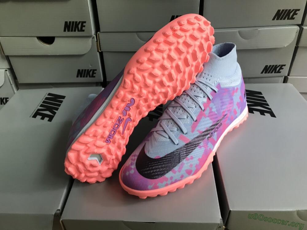 Nike Air Zoom Mercurial Superfly 9 Elite TF Football Shoes - Blue/Purple/Red
