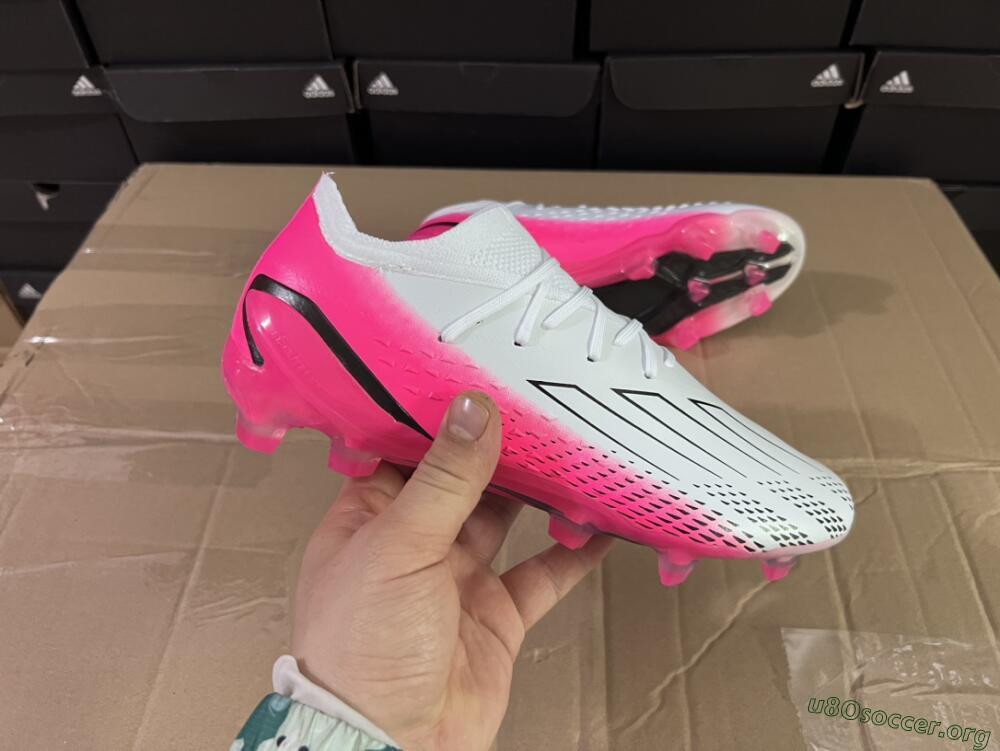 Adidas X Speedportal.1 FG Football Boots - White/Pink/Black