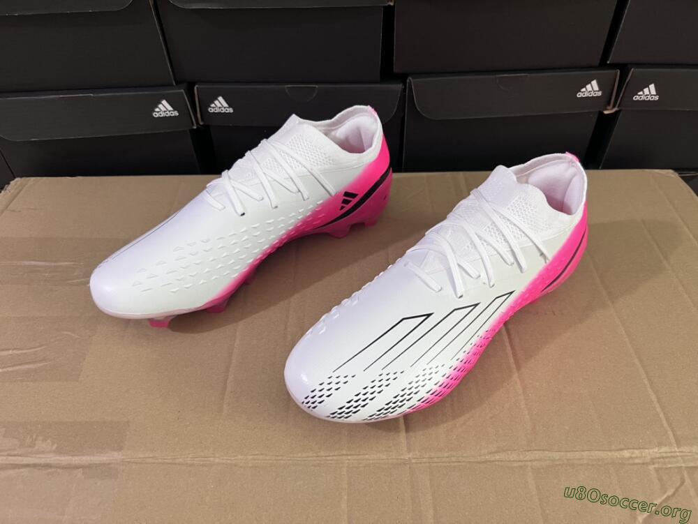 Adidas X Speedportal.1 FG Football Boots - White/Pink/Black