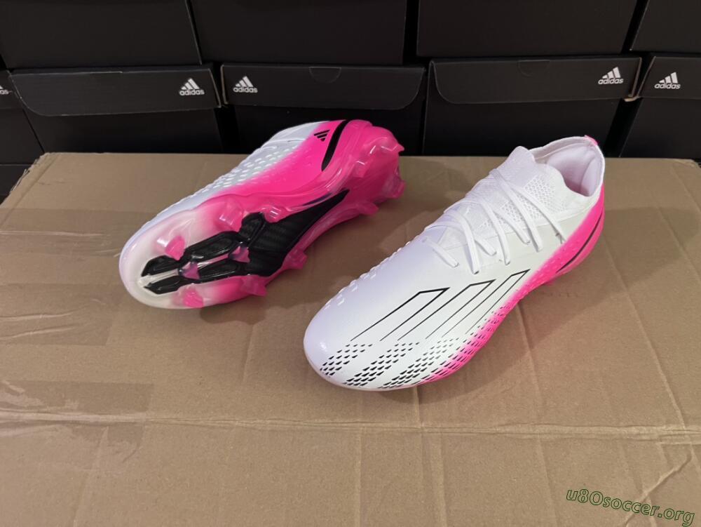 Adidas X Speedportal.1 FG Football Boots - White/Pink/Black