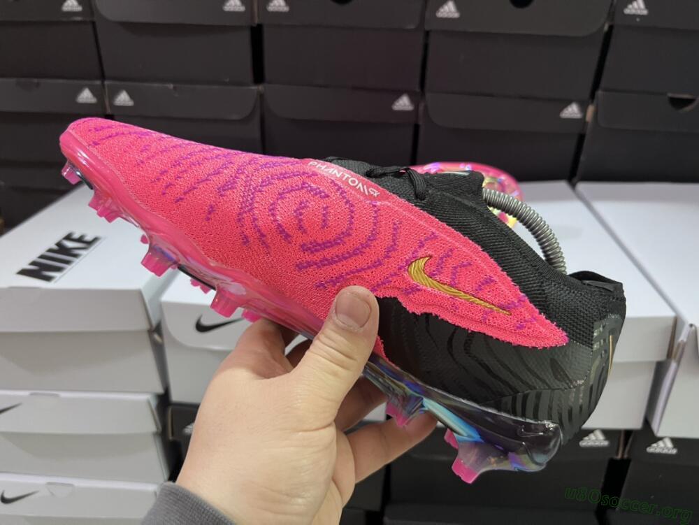 Nike Phantom GX Elite FG Football Boots - Pink/Black
