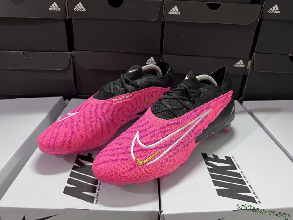 Nike Phantom GX Elite FG Football Boots - Pink/Black