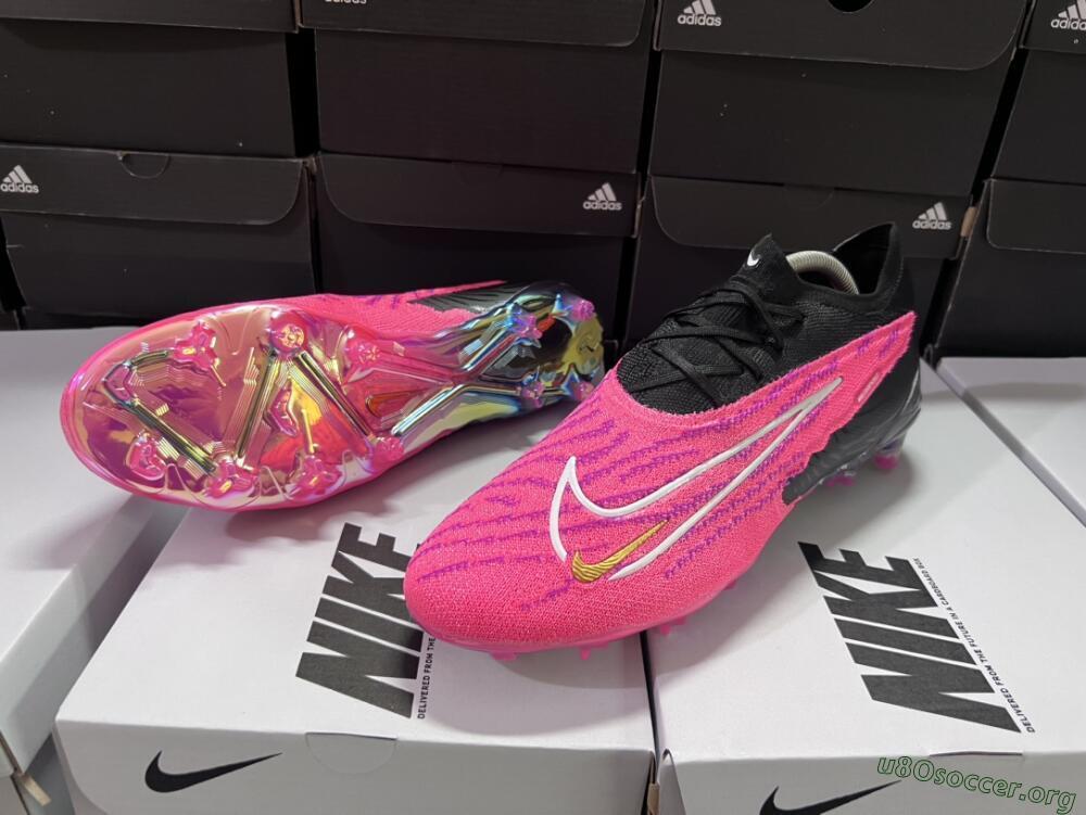 Nike Phantom GX Elite FG Football Boots - Pink/Black