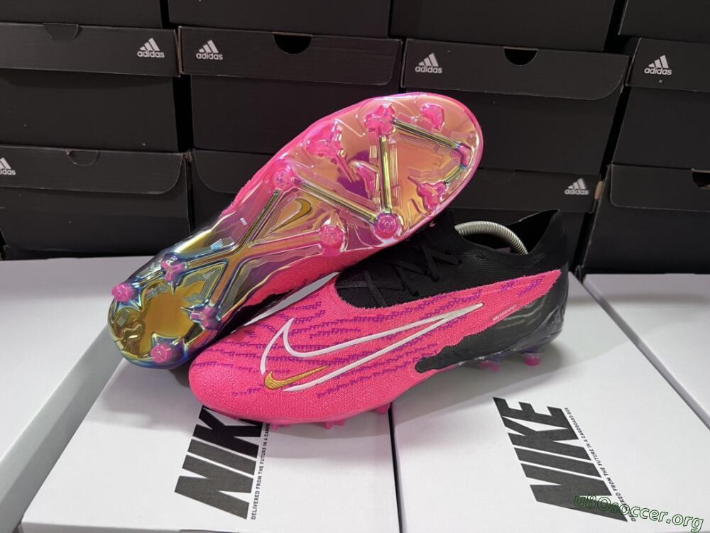 Nike Phantom GX Elite FG Football Boots - Pink/Black