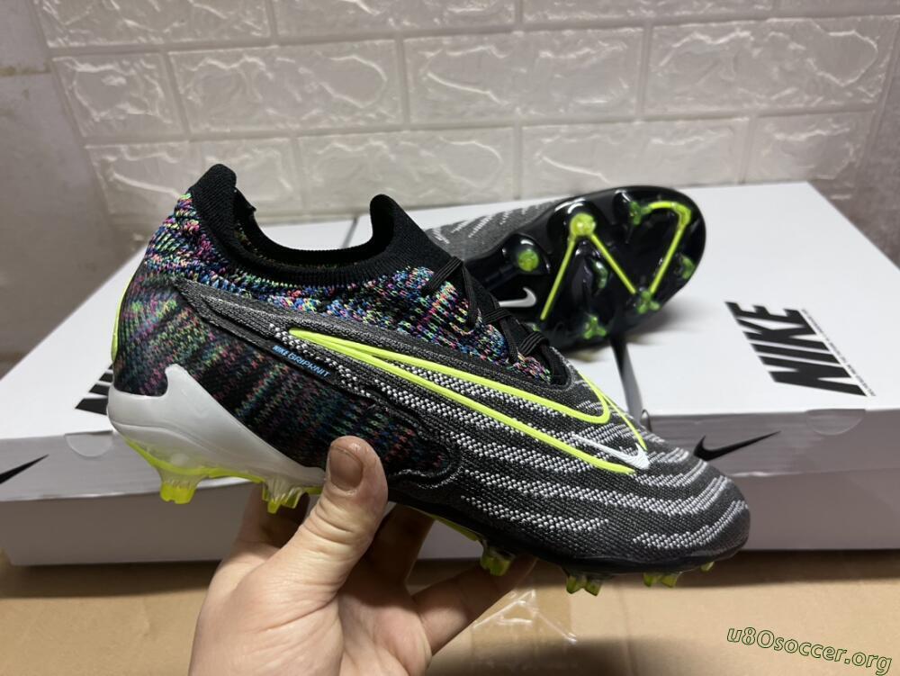 Nike Phantom GX Elite FG Football Boots - Grey/Rainbow