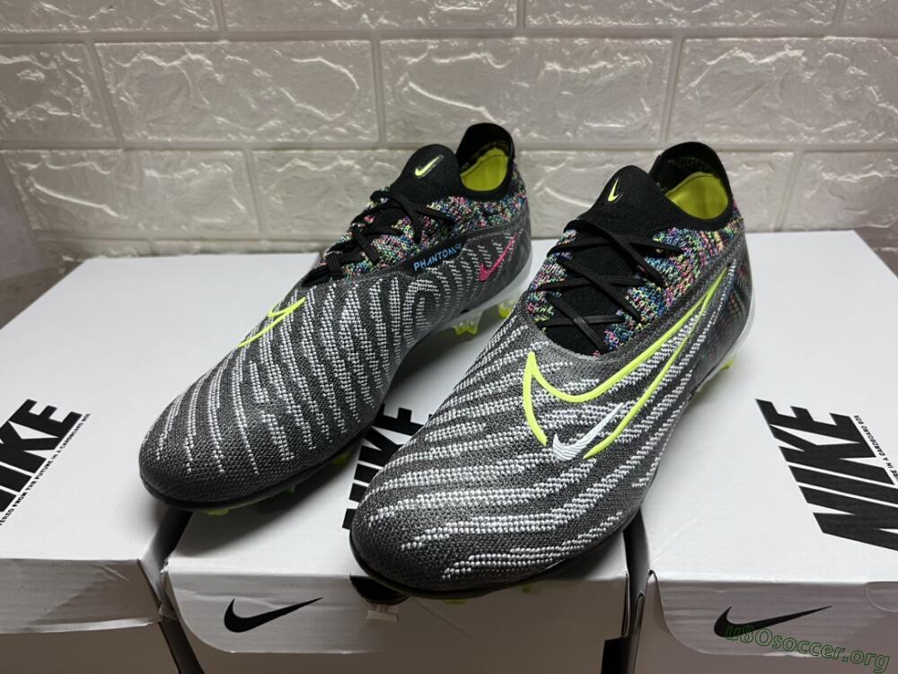 Nike Phantom GX Elite FG Football Boots - Grey/Rainbow