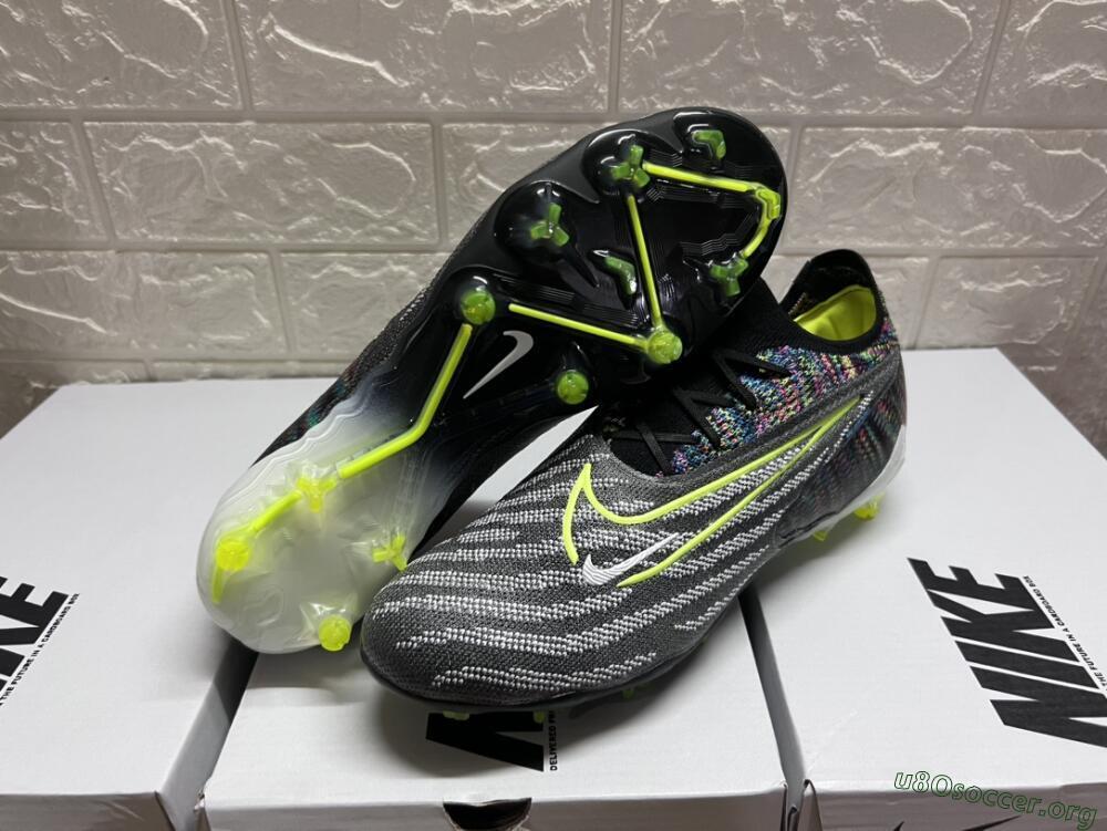 Nike Phantom GX Elite FG Football Boots - Grey/Rainbow