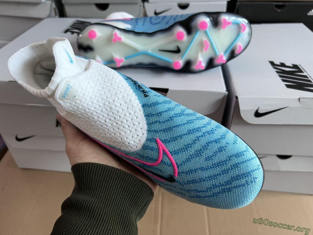 Nike Phantom GX Elite DF FG Football Boots - Blue/White/Pink