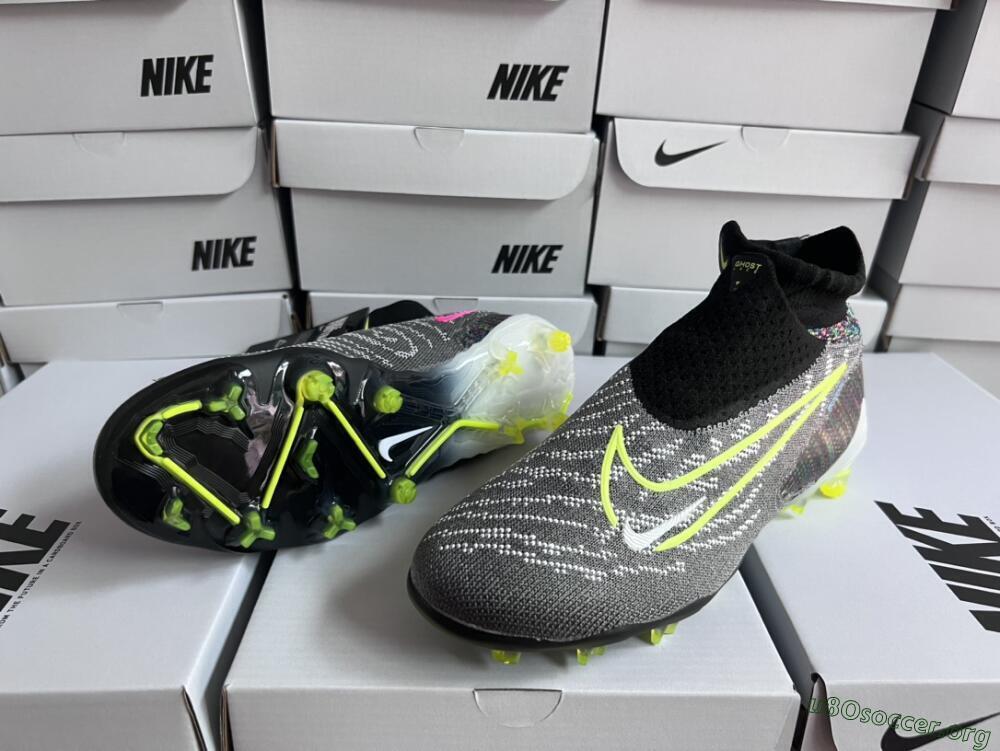 Nike Phantom GX Elite DF FG Football Boots - Black/Rainbow