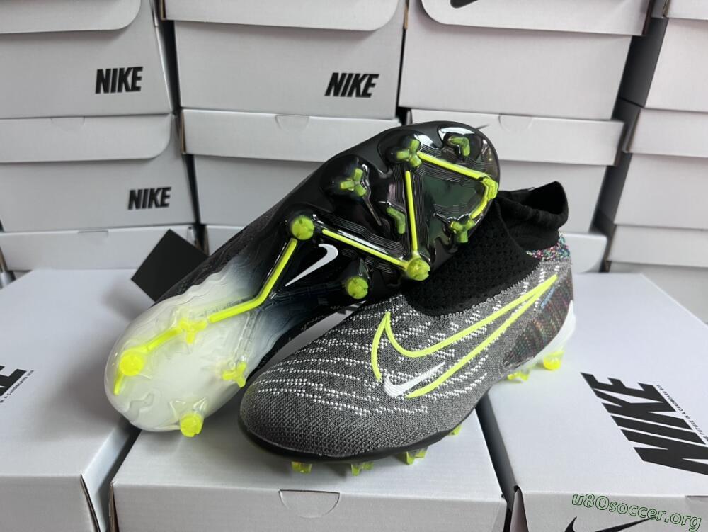 Nike Phantom GX Elite DF FG Football Boots - Black/Rainbow