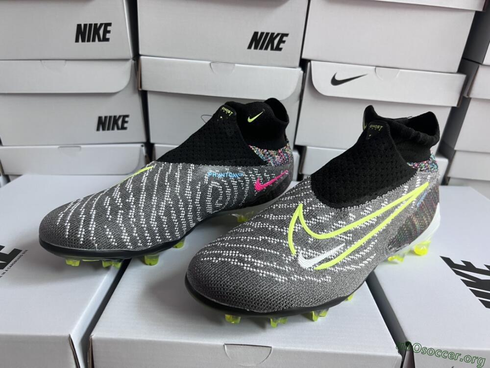 Nike Phantom GX Elite DF FG Football Boots - Black/Rainbow