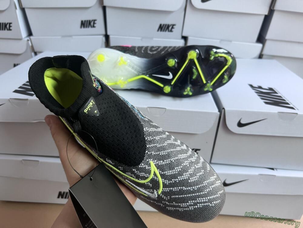 Nike Phantom GX Elite DF FG Football Boots - Black/Rainbow