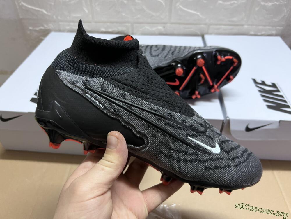 Nike Phantom GX Elite DF FG Football Boots - Black/White